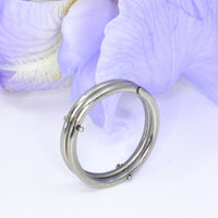 Bague a 2 anneaux∣ Bijoux Titane France®