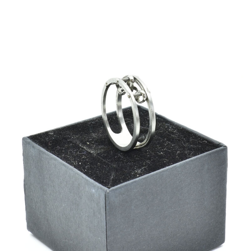 ▷ Alliance maille titane – Bijoux Titane France