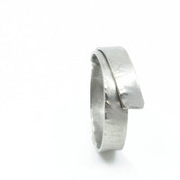 Bague en Titane marteler∣ Bijoux Titane France®