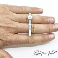 Baguier universel réglable ∣ Bijoux Titane France®