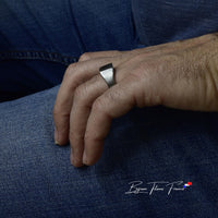 Chevalière titane pour homme ∣ Bijoux Titane France®