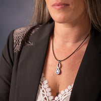 Pendentif en titane et Labradorite Pour Femme