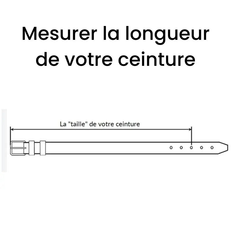Guide des tailles de ceinture : choisir la bonne taille
