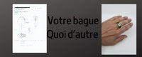 Bague titane sur mesure