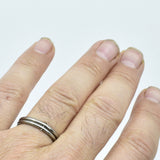 Alliance a deux anneaux ∣ Bijoux Titane France®