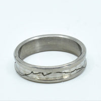 Alliance  Montagne en titane ∣ Bijoux Titane France®