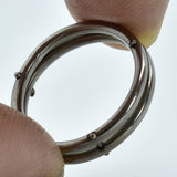 Anneaux en titane mobile ∣ Bijoux Titane France®