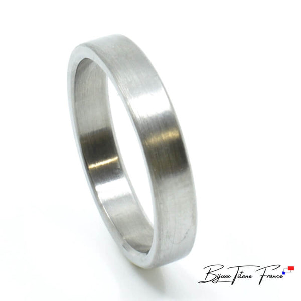 Bague de fiancaille ou mariage en titane ∣ Bijoux Titane France®