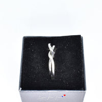 Bague de mariage en titane entrelacés ∣ Bijoux Titane France®