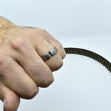 Anneaux en titane Brut  Mat ∣ Bijoux Titane France®