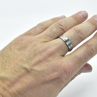 Bague titane rythme cardiaque ∣ Bijoux Titane France®