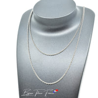 COLLIER FEUILLE STRASS ACIER INOXYDABLE SILVER PETIT PRIX COLLIER FEUILLE STRASS ACIER INOXYDABLE SILVER PETIT PRIX