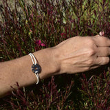 Bracelet en titane et cordon pour femmes ∣ Bijoux Titane France®