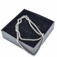 Bracelet double maille en titane  ∣ Bijoux Titane France®