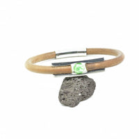 Bracelet et pierre verte pour homme ∣ Bijoux Titane France®