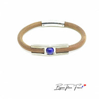 Bracelet perle LapisLazuli pour homme ∣ Bijoux Titane France®