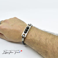 Bracelet  en titane confortable pour homme  ∣ Bijoux Titane France®