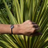 Bracelet en titane naturel au feminin ∣ Bijoux Titane France®