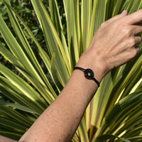 Bracelet en titane noir pour les femmes ∣ Bijoux Titane France®