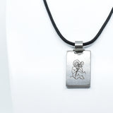 Collier en  titane saint Christophe ∣ Bijoux Titane France®