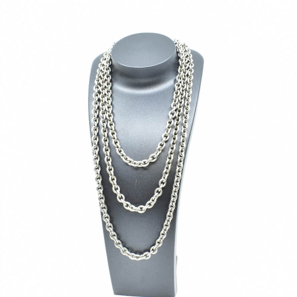 Collier Tissu Vert et Blanc et Feuille