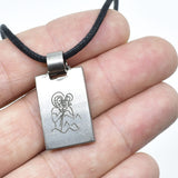 Médaille Saint Christophe en titane ∣ Bijoux Titane France®