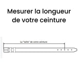 Ceinture en titane Tête de Serpent