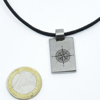 Pendentif boussole titane ∣ Bijoux Titane France®