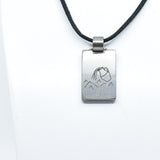 Pendentif signe astrologique du Verseau ∣ Bijoux Titane France®