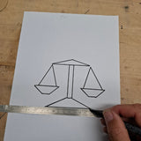 Bijou signe de la Balance en titane  ∣ Bijoux Titane France®