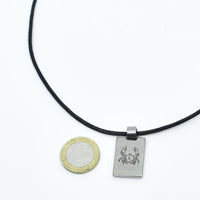 Pendentif signe du Cancer en titane ∣ Bijoux Titane France®