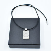 Pendentif Zodiaque du signe de la Balance  ∣ Bijoux Titane France®