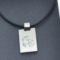 Pendentif Zodiaque Capricorne ∣ Bijoux Titane France®