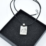 Pendentif signe du Verseau en titane ∣ Bijoux Titane France®