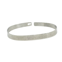 Bracelet jonc en titane martele