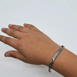 Gourmette bébé et enfant en titane personnalisée   ∣ Bijoux Titane France® 