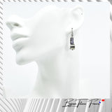 Boucles d'oreilles pendante en titane pour femme ∣ Bijoux Titane France®