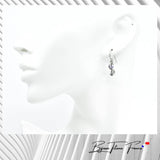 Boucle d'oreille en titane chirurgical pour femme ∣ Bijoux Titane France®