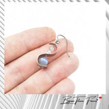 Boucles d'oreilles de luxe en titane pour femme ∣ Bijoux Titane France® 