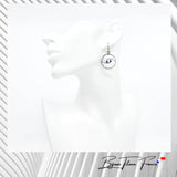 Boucles d'oreilles en perle et titane ∣ Bijoux Titane France® 