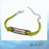 Bracelet cordon bleu pour jeune femme  ∣ Bijoux Titane France®