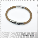 Bracelet en tube de titane pour homme  ∣ Bijoux Titane France®