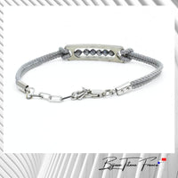 Bracelet en titane et perle Terahertz ∣ Bijoux Titane France®