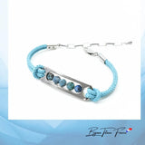 Bracelet titane et perles pour femme ∣ Bijoux Titane France®