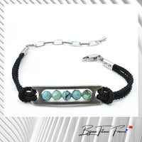 Bracelet en titane noir pour femme  ∣ Bijoux Titane France®