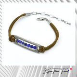 Bracelet pour femme en pierre naturelle bleu  ∣ Bijoux Titane France®