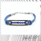 Bracelet titane pierre naturelles ∣ Bijoux Titane France®
