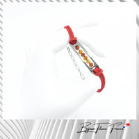 Bracelet cornaline pour femme ∣ Bijoux Titane France®