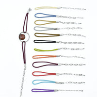 Cordon multicolore pour bracelet titane féminin ∣ Bijoux Titane France®