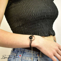 Bracelet titane réglable pour femme ∣ Bijoux Titane France®